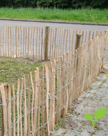 Hazelaar hekwerk 5 cm natuurlijke tuinafscheiding